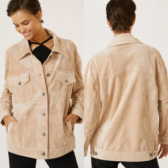 NWT Anthropologie BB Dakota Faux Suede Jacket - Picture 2 of 6